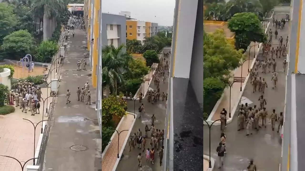 Massive police raid near Chennai college: Ganja, hookah items seized;  notorious rowdy, 19 students detained | Chennai News - Times of India