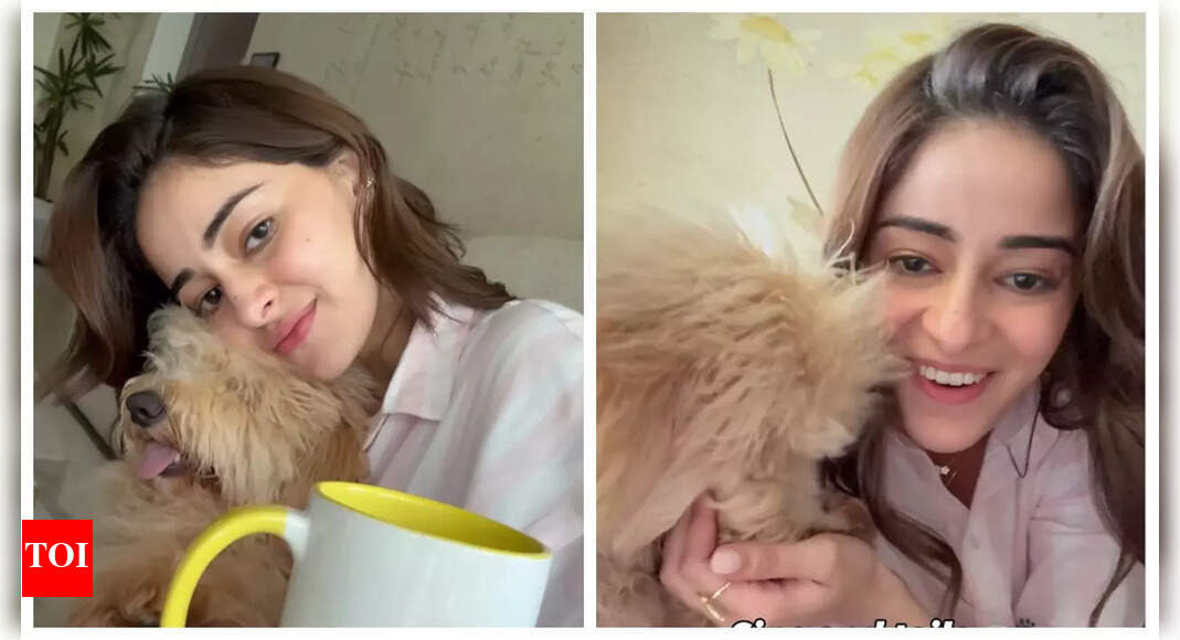 Ananya’s furry friend joins for ‘Call Me Bae’