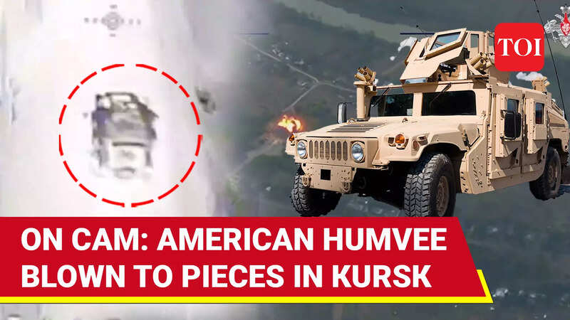 American Humvee Blown To Pieces As Russian FPV Drone Launches Direct ...