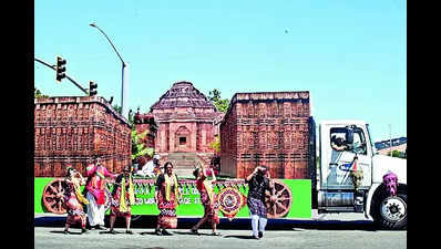 Tableau modelled on Konark temple wins award at US fest