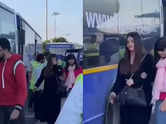 AB, Aish, Aaradhya's Dubai airport VIDEO goes viral