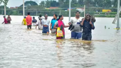 Andhra Pradesh rains: SDRF teams rescue stranded people