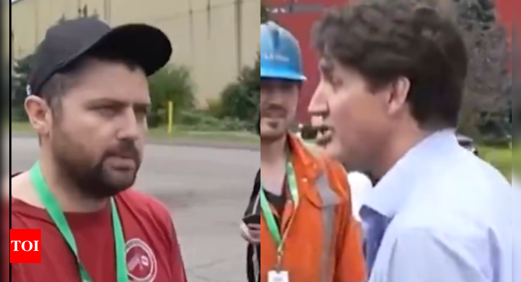 Trudeau Confronted by Steelworker Over Policies