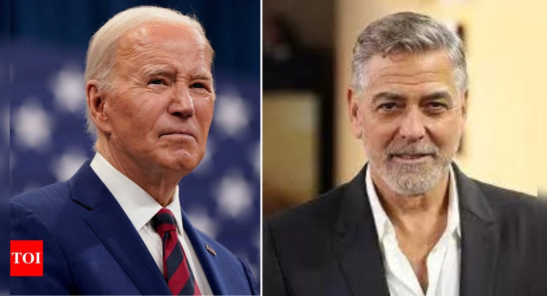 George Clooney hails Biden’s decision to exit 2024 race | World News – Times of India