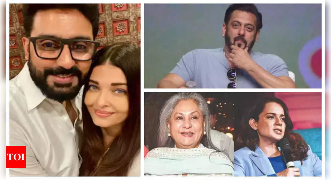 Kangan Ranaut on Jaya Bachchan’s name row in Parliament, Abhishek Bachchan sparks divorce rumours with Aishwarya Rai, Firing outside AP Dhillon’s vancouver residence: Top 5 entertainment stories of the day | – Times of India