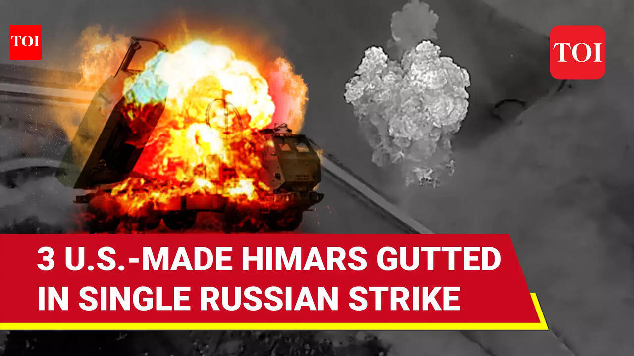 Russian Forces Destroy Three Camouflaged HIMARS Launchers in Sumy Region