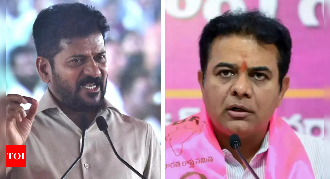 'Tweeting from US': Revanth Reddy jabs at KTR amid Telangana flood crisis