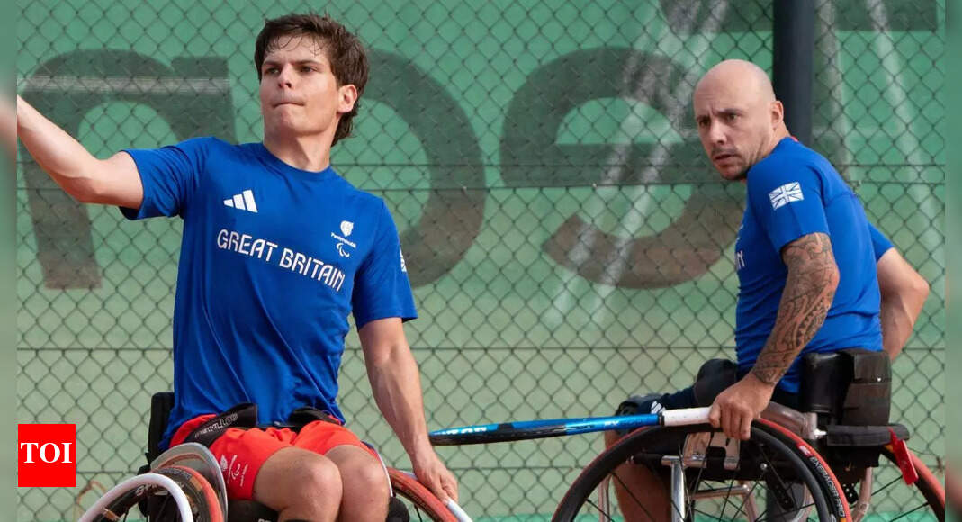 Watch: Wheelchair tennis at the Paris Paralympics semi final rally ...