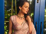 Kangana Ranaut wows in distinctive sarees