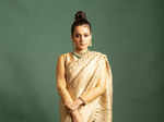 Kangana Ranaut wows in distinctive sarees