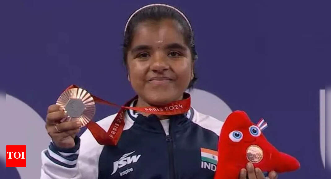 Nithya's bronze helps India record best-ever show in badminton at Paralympics | Paris Paralympics News