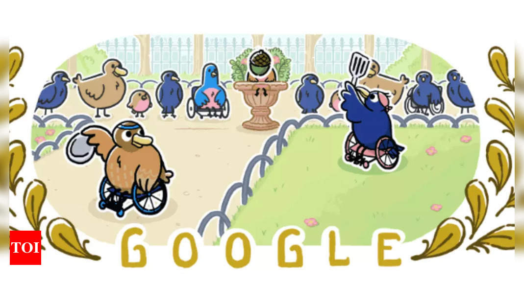 Google Doodle celebrates Paralympics tennis (Day 2) with unique animated artwork