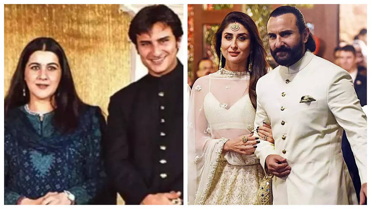 Did you know Saif Ali Khan sent a note to ex-wife Amrita Singh before  marrying Kareena Kapoor? | - Times of India