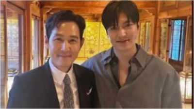 Lee Min Ho and Lee Jung Jae bond at 2024 Paradise Art Night