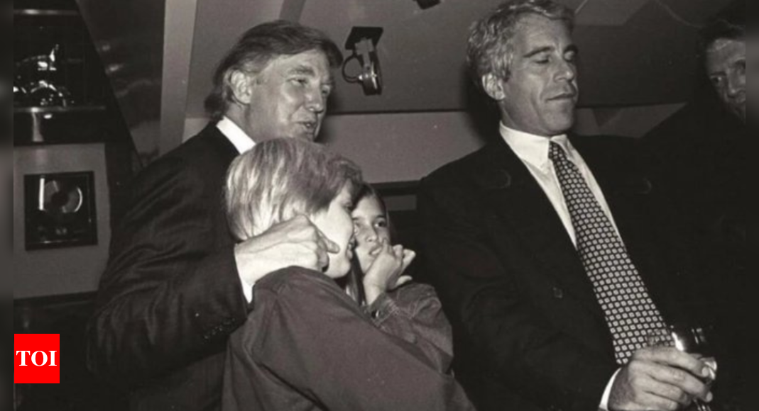 ‘This guy actually brought his kids around Jeffrey Epstein’: Donald Trump’s old photo viral – Times of India