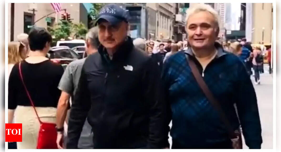 Anupam Kher remembers late friend Rishi Kapoor with a throwback video ...
