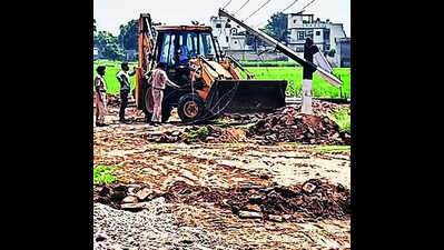 Illegal Colonies: Illegal Colonies Demolished in Ludhiana Villages ...
