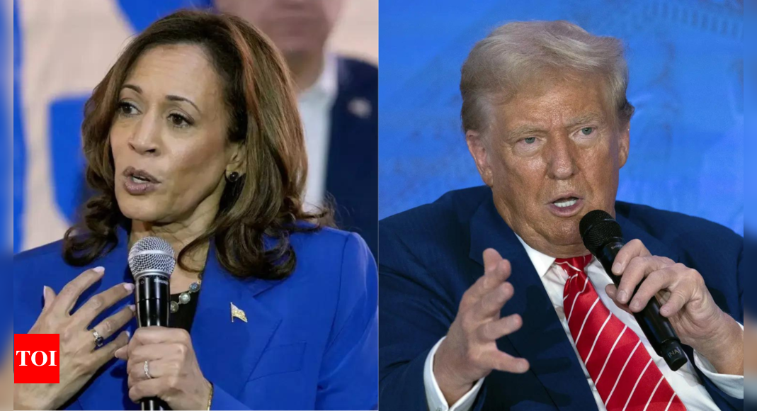 Harris-Trump presidential debate key details: Kamala accepts rules to debate Donald, including muted mics – Times of India