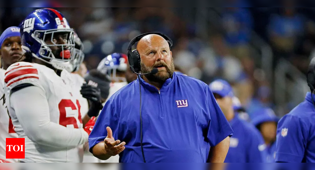 Giants’ Head Coach Brian Daboll Steps Up As Play-Caller For 2024 Season | NFL News – Times of India