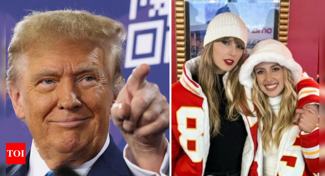 Trump shouts out Brittany Mahomes, Swifties wonder: What about Taylor? – Times of India