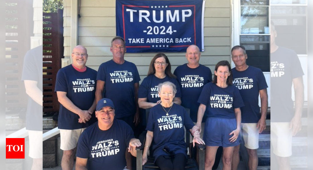 ‘Nebraska Walz’s for Trump’ shirts spark apostrophe debate on X, social media explodes over grammar fail – Times of India