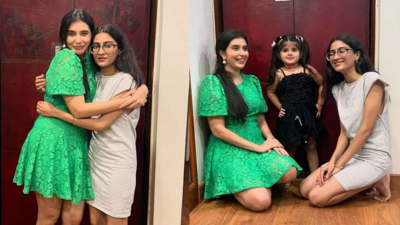 Charu Asopa drops pictures from Sushmita Sen's daughter Renee's 25th bash; actress poses with daughter Ziana and birthday girl