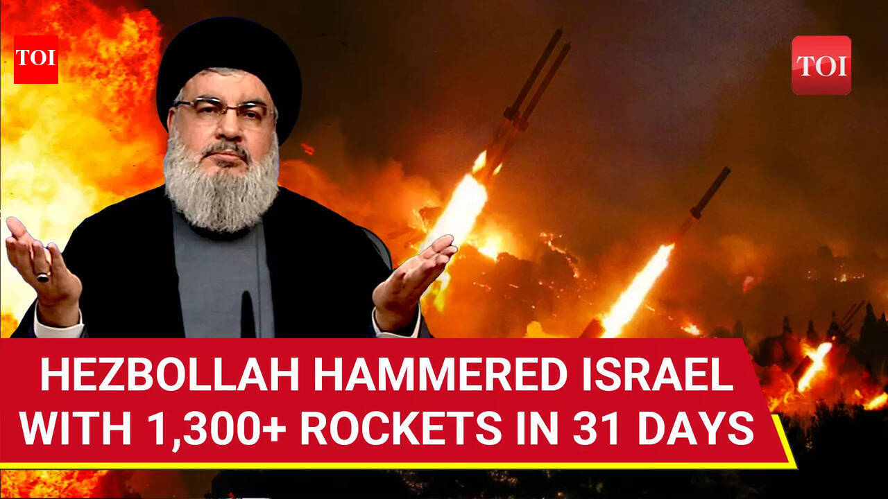 Hezbollah Launched Largest Aerial Blitz On Israel In Aug; Fired 1,190 ...