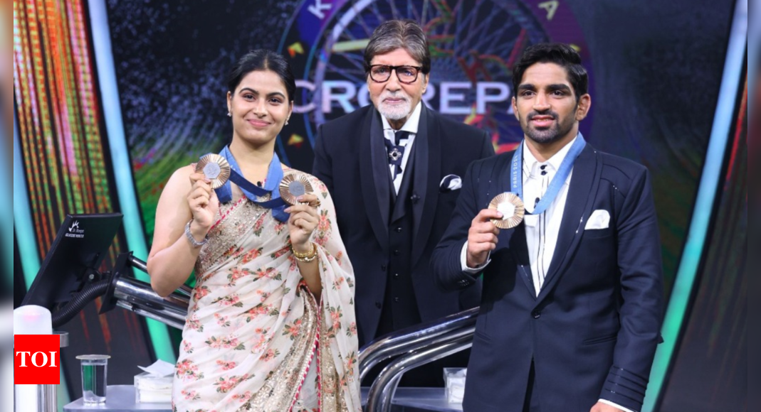 Olympians Manu Bhaker and Aman Sehrawat on KBC