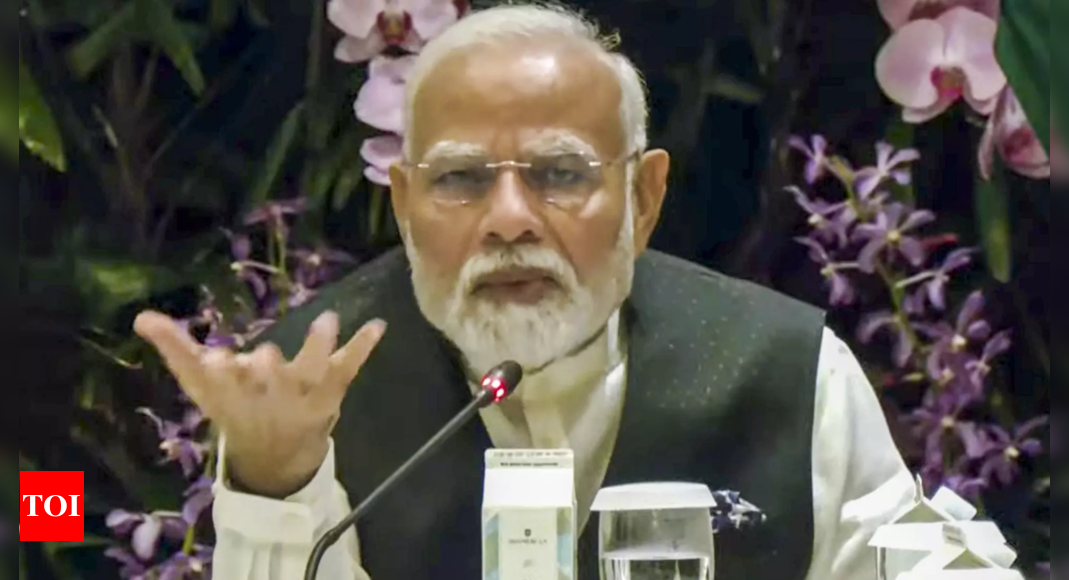 Invest in infra sector, aviation in India: PM woos Singapore Inc | India News – Times of India