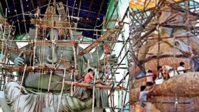 State’s tallest and ‘sweetest’ Ganesh idols come up in Vizag