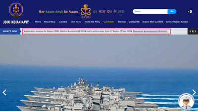 Indian Navy Recruitment 2024: Apply for SSR Medical Assistant Posts from 7 September