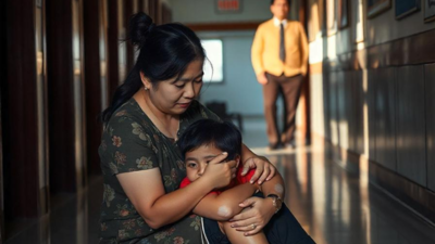 China: Mother claims son developed vitiligo after teacher slaps him for not doing homework