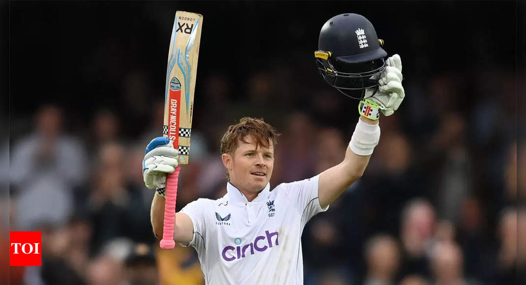 England 221/3 in 44.1 Overs | England vs Sri Lanka Highlights: Ollie Pope hits ton as England end Day 1 at 221/3  – The Times of India