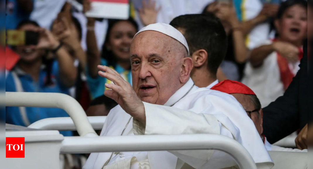 ‘Terror threat’: Indonesia arrests seven over failed plot to attack Pope Francis – Times of India