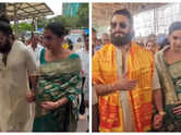 DP and Ranveer arrive barefoot at Siddhivinayak