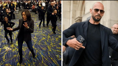  Andrew Tate's 'fu**ing Kamala Harris' rant gets sharp reply