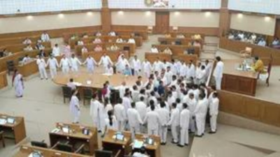 Tripura assembly faces pandemonium over Shantiniketan Medical College