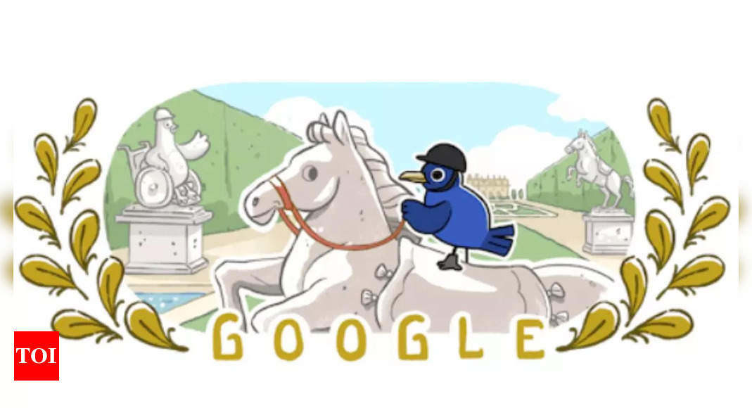 Google Doodle: Paralympic Games Paris 2024: Google Doodle features Equestrian with animated artwork