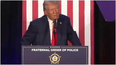 'Cops in more danger': Trump vows to end 'Kamala's crime wave'