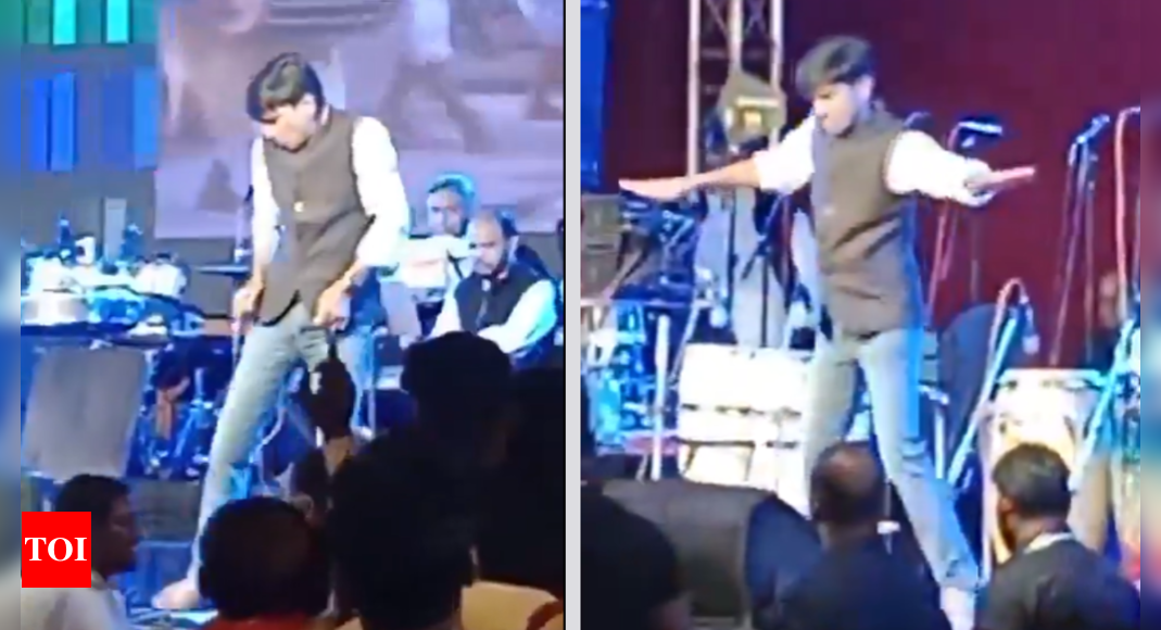 Watch: BJP MLA's dance on 'Khaike paan Banaras wala' goes viral