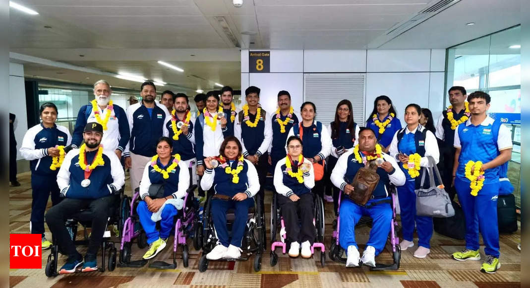 India's Paralympic Champions Receive Hero's Welcome