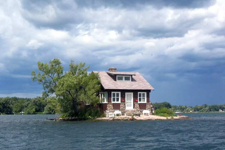 Just Room Enough Island, United States