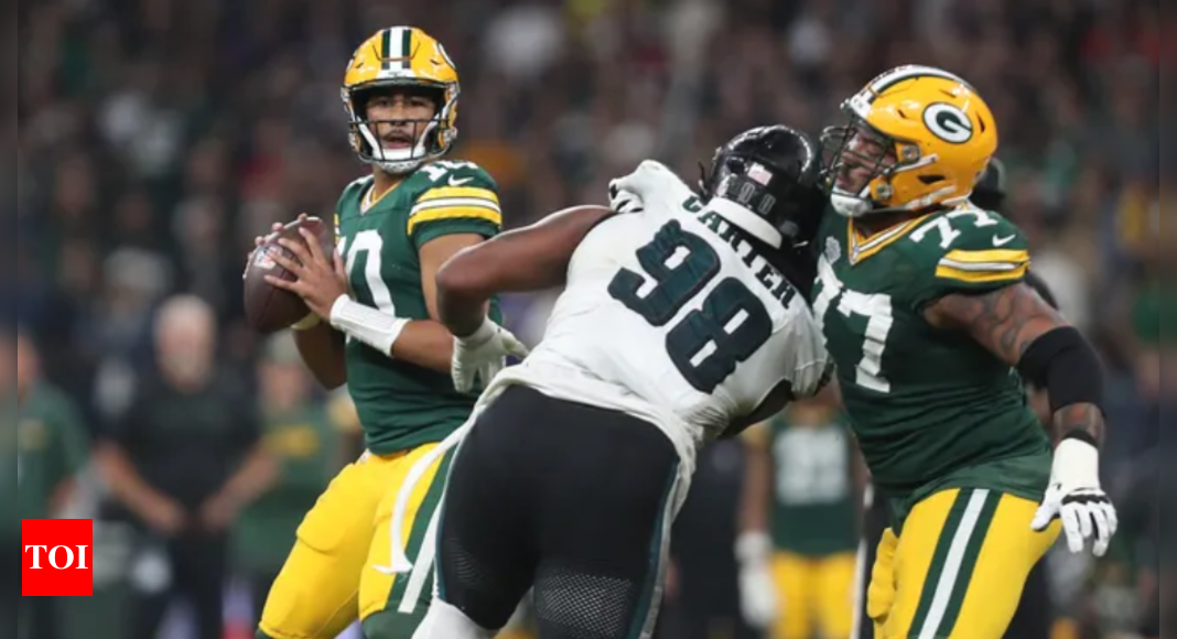 Historic NFL Debut in South America Ends with Eagles’ 34-29 Win Over Packers – Times of India