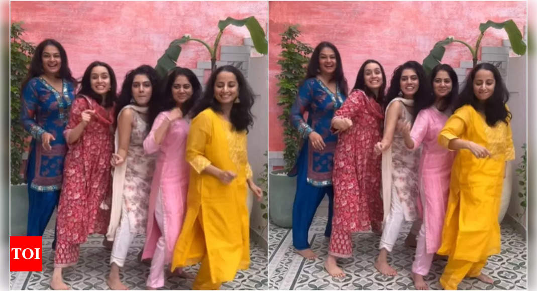 Shraddha Kapoor recreates viral reel with sisters 