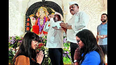 Chants, joy & fervour as Bappa arrives