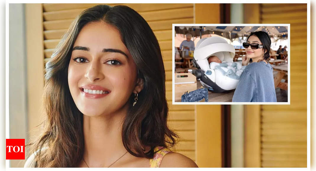 Ananya Panday’s reaction was ‘priceless’ on meeting her nephew River for the first time; reveals cousin Alanna | – Times of India