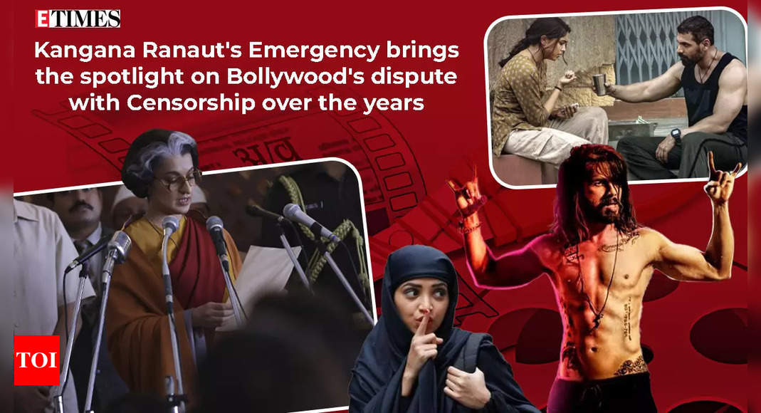 Kangana Ranaut’s Emergency brings the spotlight on Bollywood’s dispute with Censorship over the years – ETimes Exclusive | Hindi Movie News