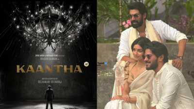 Rana Daggubati, Dulquer Salmaan and Bhagyashri Borse's 'Kaantha' launched