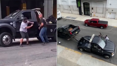 Watch: Man steals tow truck, damages multiple cars in Brooklyn ...