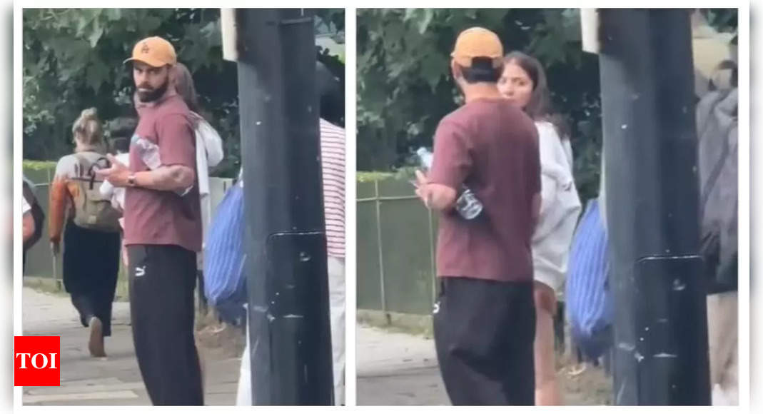 Anushka Sharma holds baby Akaay as she gets spotted with Virat Kohli on streets of London in this viral video – WATCH |